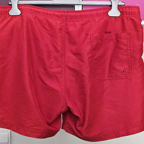 Men's swim shorts red XL used, polyester