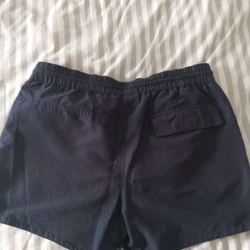 Russell Athletic men's swim shorts large used, blue with pockets