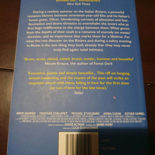 Call Me By Your Name book used, Greek
