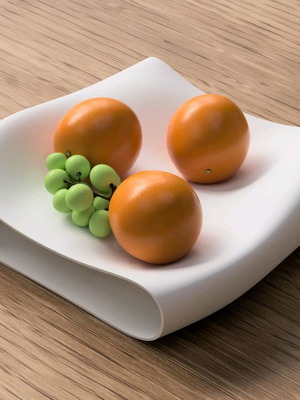 Modern plastic bowl new for fruits or candies
