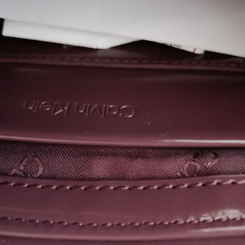 Calvin Klein crossbody bag like new, purple eggplant color