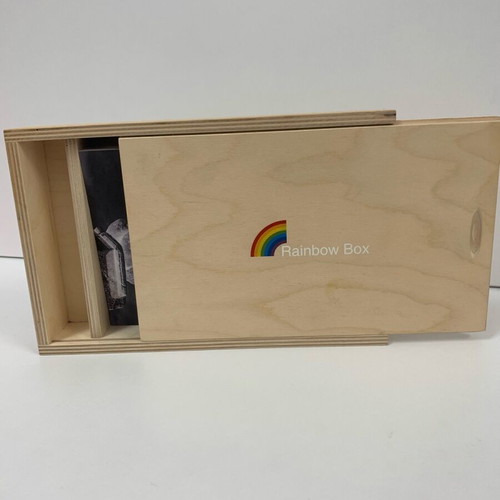Rainbow Box collectible unique box with 23 signed photos of ancient Greece like new
