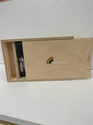 Rainbow Box collectible unique box with 23 signed photos of ancient Greece like new
