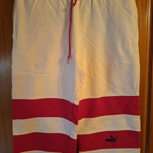 Puma kids capri tracksuit like new, white and red, size 176 cm