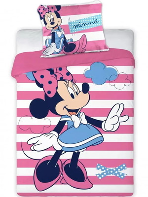 Disney Minnie Crib Bedding Set 100×135 New, Cotton