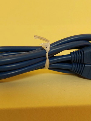 Ethernet cable new, blue, unused