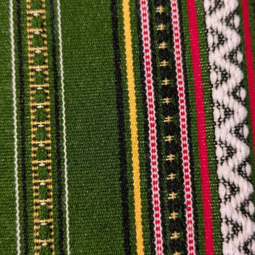 Woven table runner new with warm colors 92x45