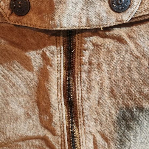 Zara girls skirt used, suede, beige-brown, size 11/12