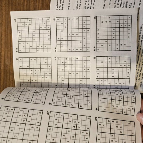 Sudoku board game used