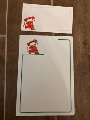Letter Writing Set like new from the late 1980s