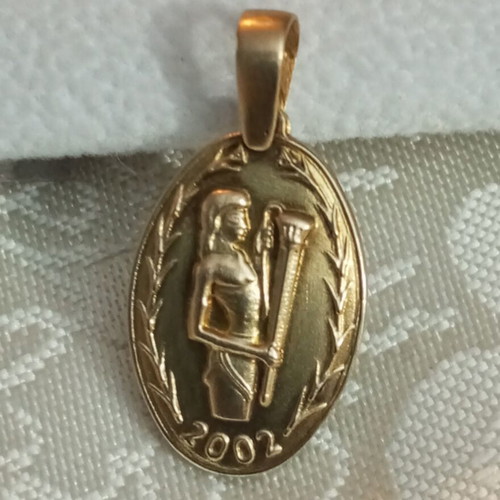 Lalaunis A21 silver gold 925 18K used with 18K solid gold clasp