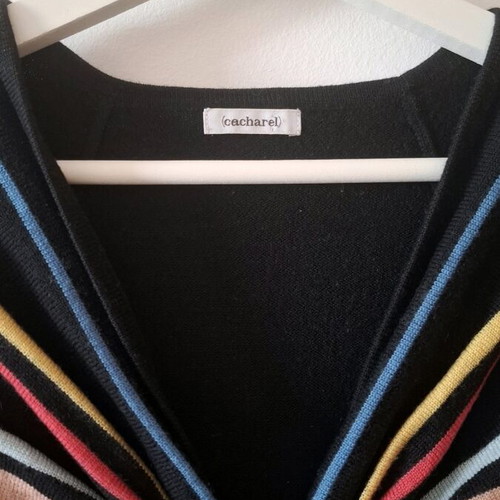 Cacharel wool knit black like new, size S