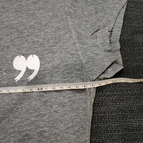 T shirt blouse gray size L like new