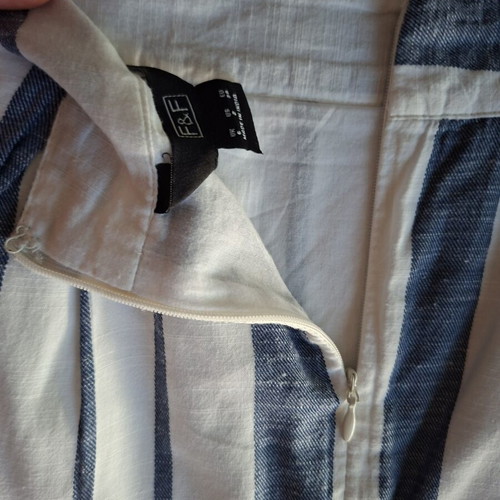 F&F striped top and skirt set, xs (34)