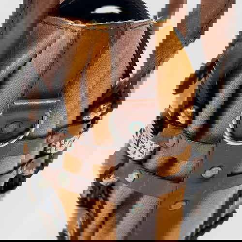 Кафява кожена мини чанта Diesel употребявана