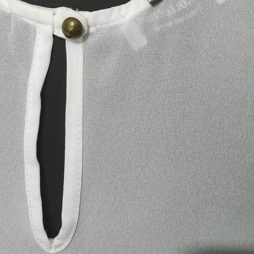 BSB Λευκή Αμάνικη Μπλούζα Peplum σαν καινούργιο