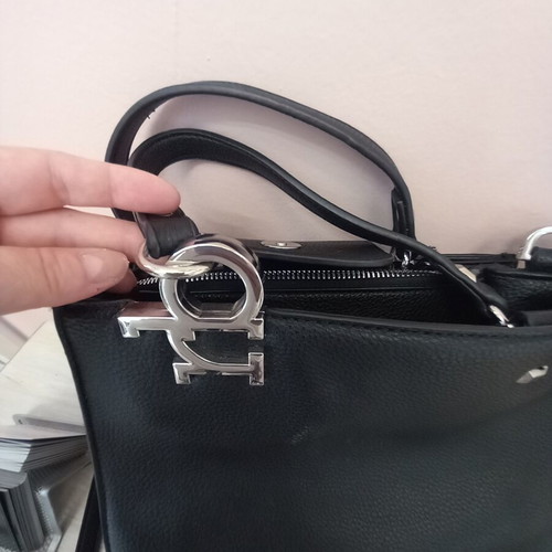 Rocco Barocco black hand or shoulder bag like new