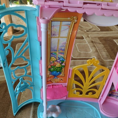 Barbie Princess Dreamtopia castle used with missing parts