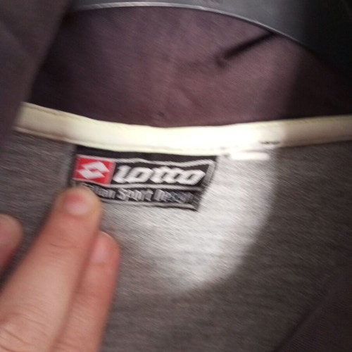 Lotto hoodie jacket, grey and green, sizes M and L