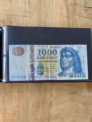 Χαρτονόμισμα 1000 Forint Ουγγαρίας σαν καινούργιο, συλλεκτικό