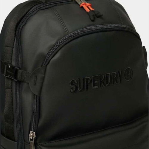 Superdry Tarp backpack new, black, waterproof fabric