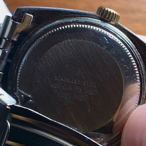 Charles Delon Datejust 36mm quartz watch used, vintage style