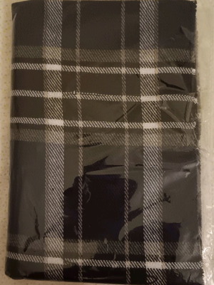Scarf new black and blue