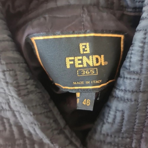 Fendi coat minimal structural chocolate brown like new