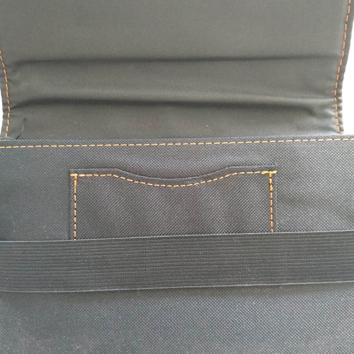 Mini Cooper manual case black with orange stitching