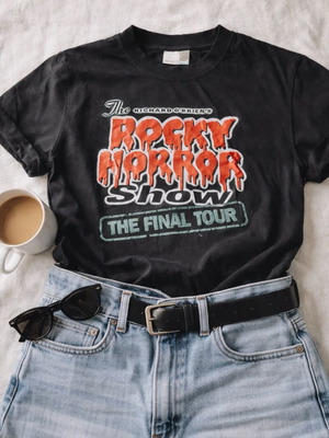 Vintage black Rocky Horror Show t-shirt like new