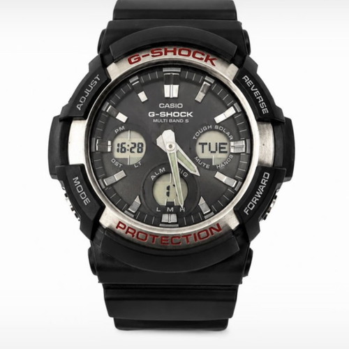 Casio G-Shock Tough Solar Multi-Band 5 Ana-Digi Watch, black