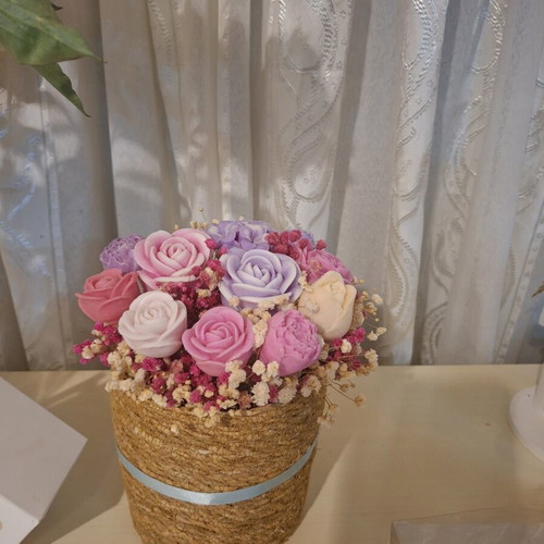 Handmade wax candle