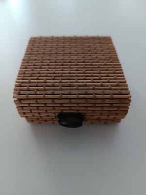 Small bamboo decorative box like new