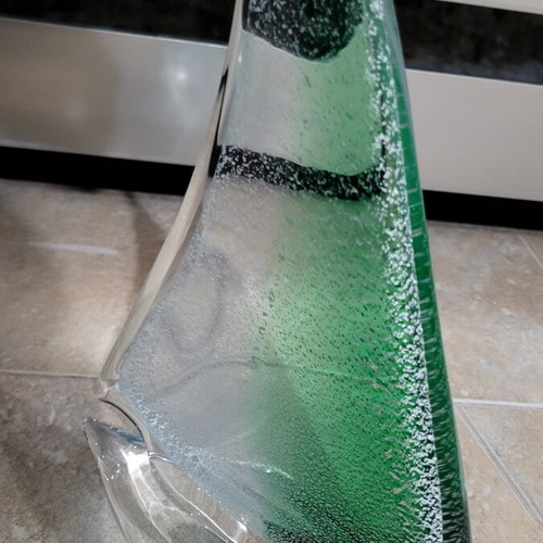 Murano Glass Sailboat Decorative Vintage Handmade