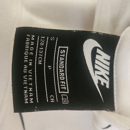 Nike crop top hoodie for girls like new, white