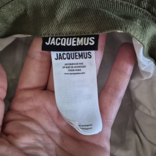 Jacquemus bucket hat size 60, olive
