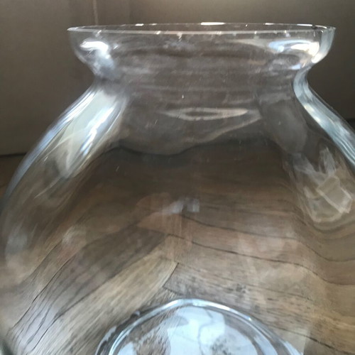 Glass vase retro vintage like new