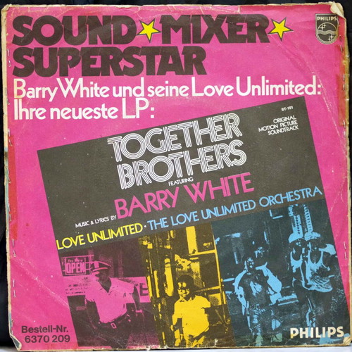 Barry White Can't Get Enough Of Your Love Baby 7'' vinyl used, R&B Soul