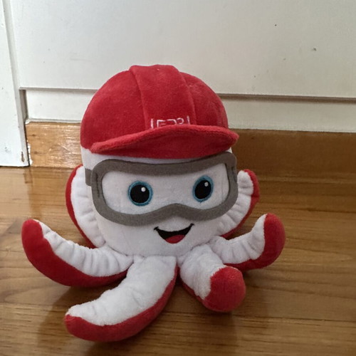 EDR Antwerp Shipyard Plush Octopus Mascot like new