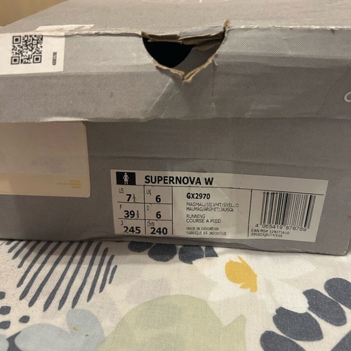 Adidas Supernova W (GX2970) like new pink sport shoes size 39.5