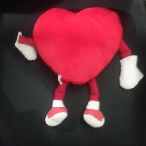 Plush heart used in very good condition
