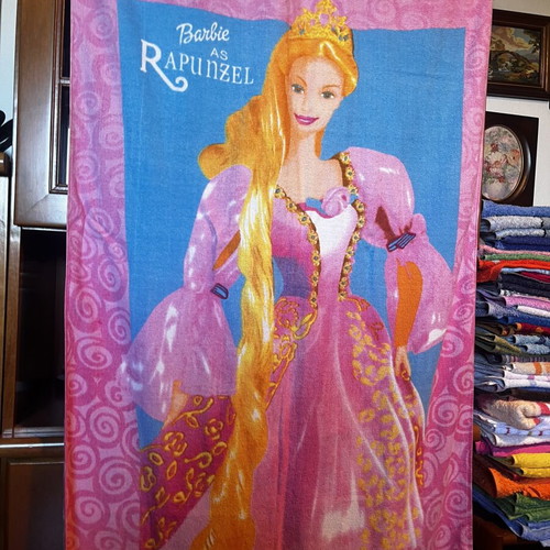 Barbie beach towel, new, 145 x 80 cm