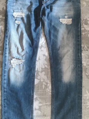 Staff men's blue jean slim size 31 like new, blue