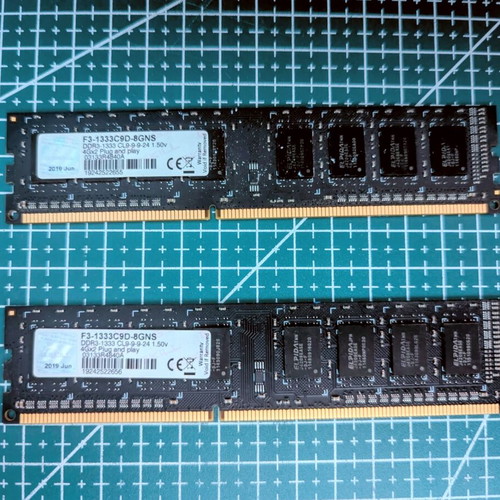 DDR3-1333 8GB RAM kit (4GBx2) with 2GB Transcend gift