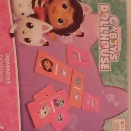 Smart Educational Knowledge Games used, 3 pieces with puzzle and Gabbys Dollhouse dominos