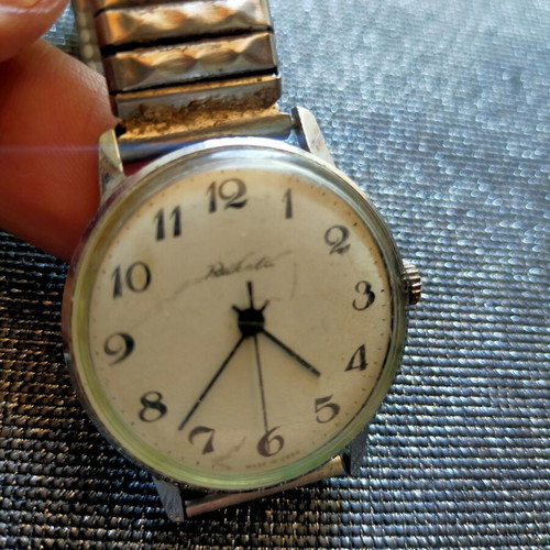 Raketa mechanical watch used, works