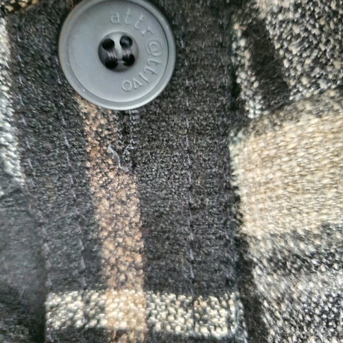 Attrattivo wrap skirt like new, black and brown, size S