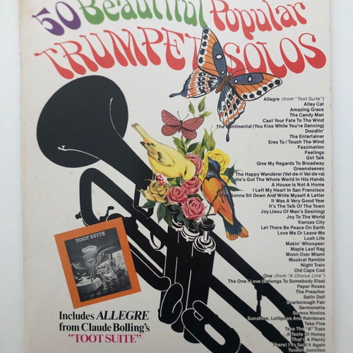 Music books with trumpet sheet music like new