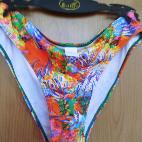 Swimsuit set new, size 46EU 3XL, multicolor bikini with pink top