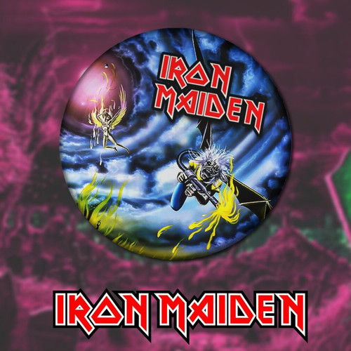 Iron Maiden pins set of 8, 3cm, high resolution, new